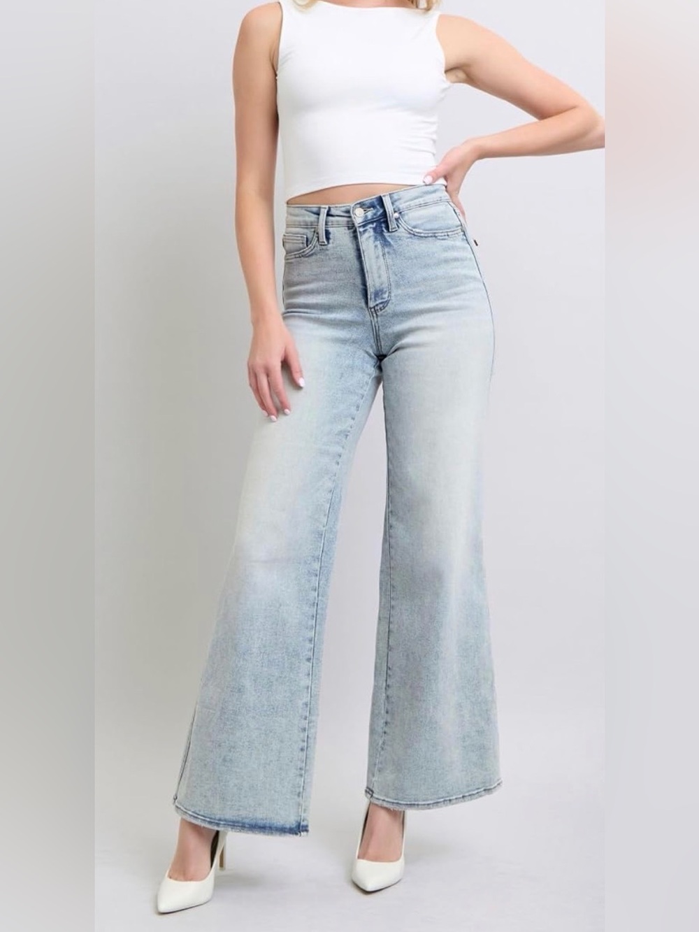 Judy Blue | Retro Wide-Leg Jeans | Size 11/30